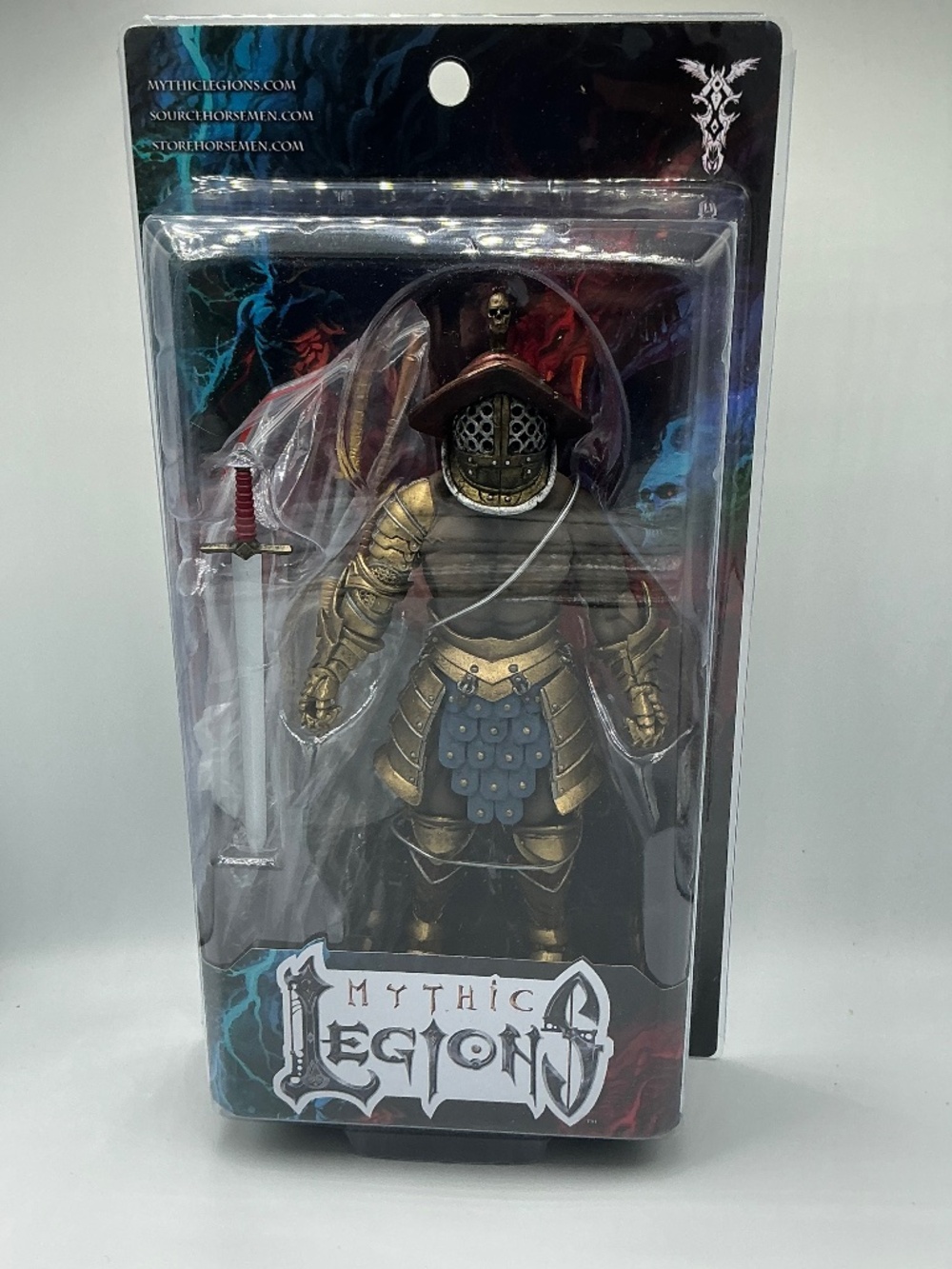 Four Horsemen Mythic Legions Calavius Action Figure Advent of Decay New Sealed